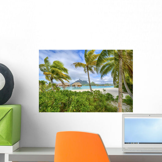 White Sand Beach Polynesia Wall Decal