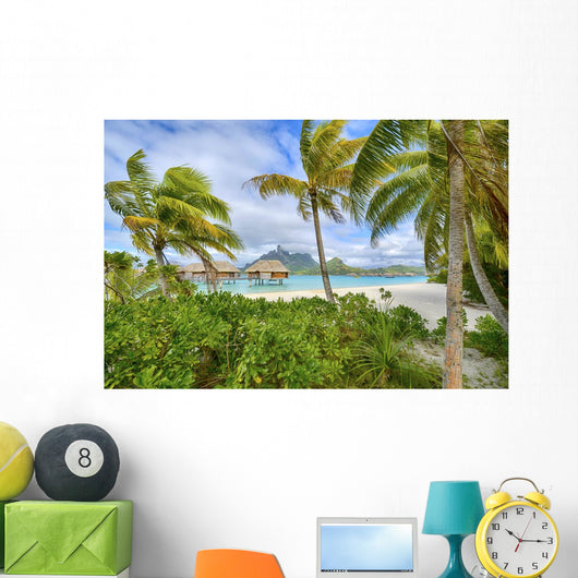 White Sand Beach Polynesia Wall Decal