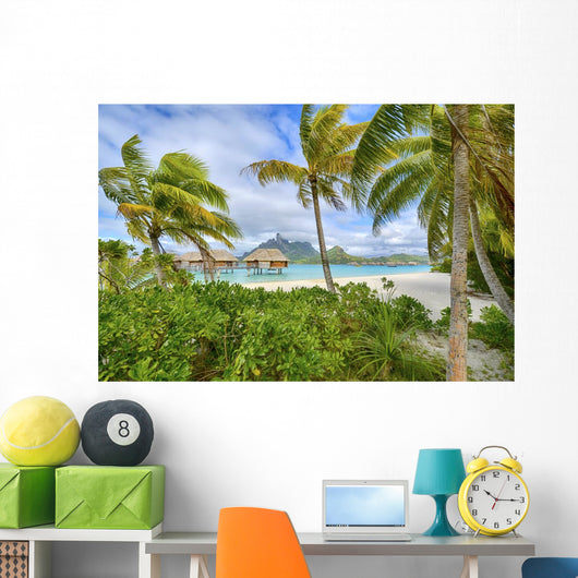 White Sand Beach Polynesia Wall Decal
