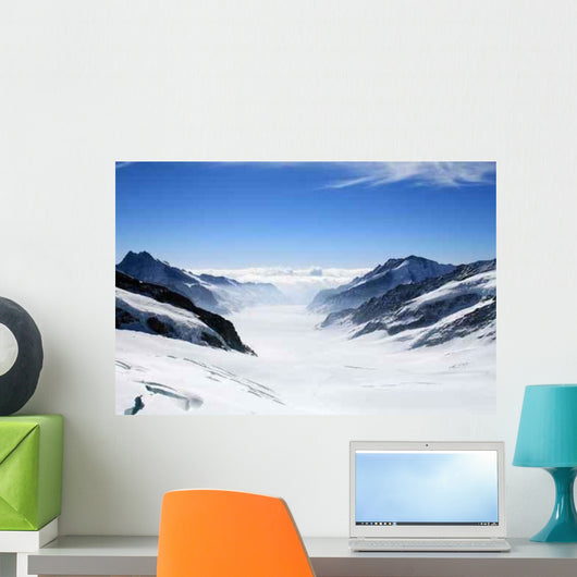 Aletsch Glacier Wall Decal