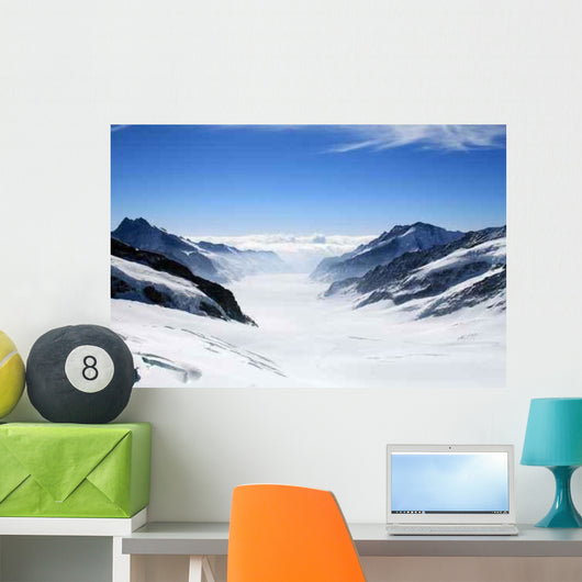 Aletsch Glacier Wall Decal