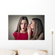 Sisters Whispering Secrets Wall Decal