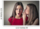 Sisters Whispering Secrets Wall Decal
