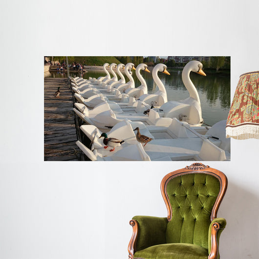 Patos Subidos En Patos Wall Decal