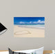 Ein Herz im Sand Wall Decal