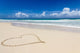 Ein Herz im Sand Wall Decal