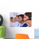 Attractive Positive Young Businesspeople Wall Decal