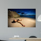Young Female Model Lying Wall Decal