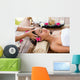 Asian Woman Spa Salon Wall Decal