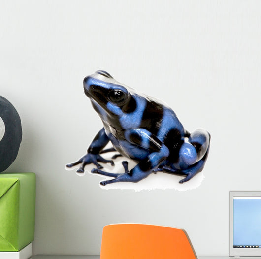 Blue and Black Poison Wall Decal