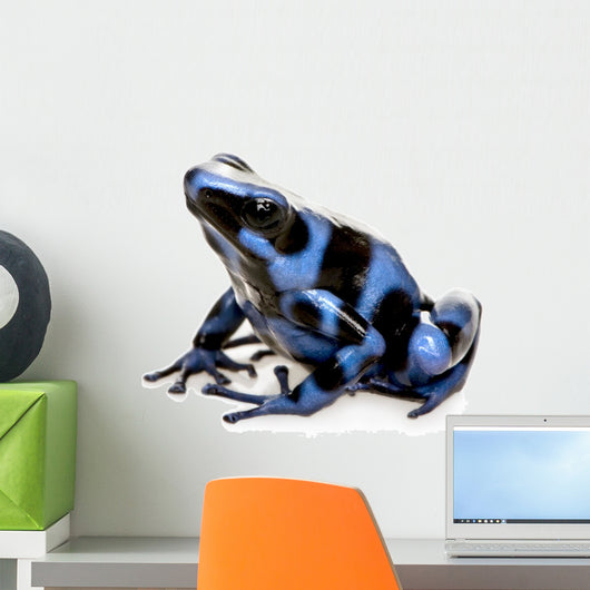 Blue and Black Poison Wall Decal