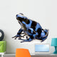 Blue and Black Poison Wall Decal