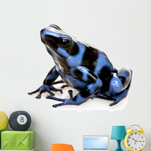 Blue and Black Poison Wall Decal