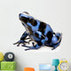 Blue and Black Poison Wall Decal