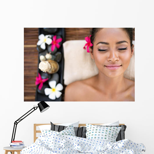 Serene Beautiful Spa Woman Wall Decal