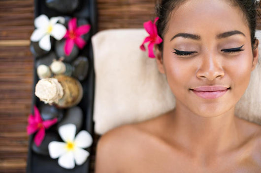 Serene Beautiful Spa Woman Wall Decal