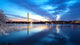 Washington Monument Night with Wall Decal