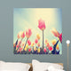 Tulips Framed Wide Angle Wall Decal