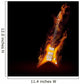 Burning Guitar Wall Decal