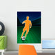 Player Control Soccer Outline Wall Decal