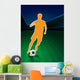 Player Control Soccer Outline Wall Decal