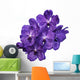 Orchid Purple Flowers Wall Decal