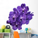 Orchid Purple Flowers Wall Decal