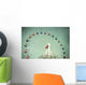 Colorful Giant Ferris Wheel Wall Decal