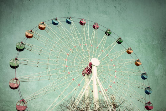 Colorful Giant Ferris Wheel Wall Decal