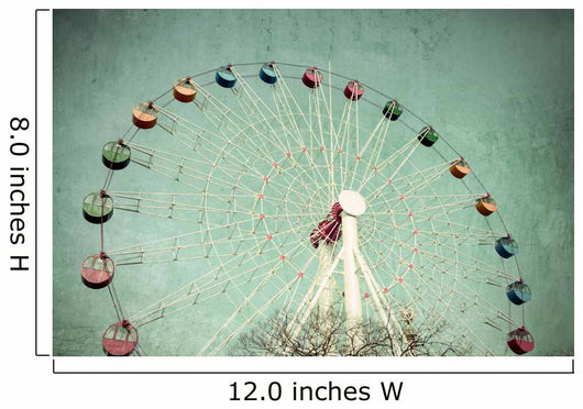 Colorful Giant Ferris Wheel Wall Decal