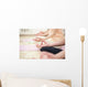 Young Women Do Yoga Wall Decal