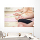 Young Women Do Yoga Wall Decal