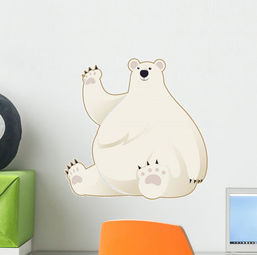 White Bear Wall Decal