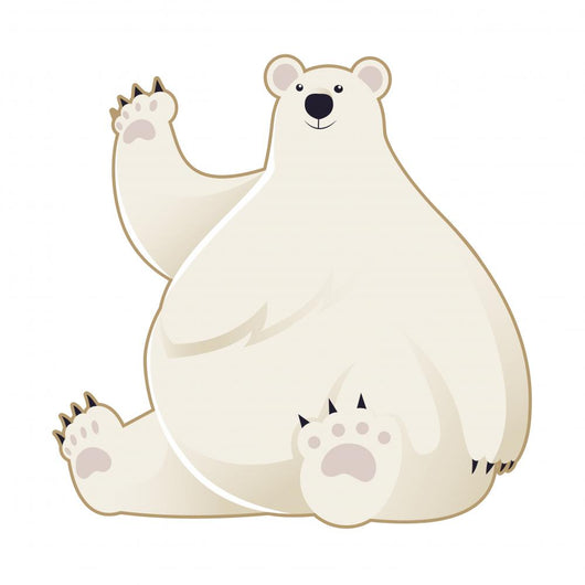 White Bear Wall Decal