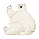 White Bear Wall Decal
