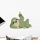 Greeting Sloth Wall Decal