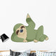 Greeting Sloth Wall Decal