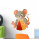 Mouse and Cheese Wall Decal