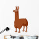 Cartoon Lama Wall Decal