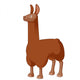Cartoon Lama Wall Decal