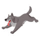 Gray Wolf Wall Decal