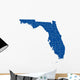 Florida State County Map Wall Decal