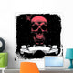 Text Area with Skull Wall Decal