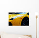 Modern fast car close-up background. Luxury, expensive Wall Mural