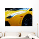 Modern fast car close-up background. Luxury, expensive Wall Mural