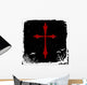Text Area with Cross Wall Decal