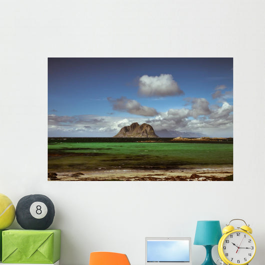 Scenic Beach Lofoten Islands Wall Decal