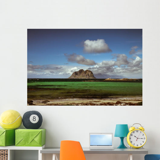 Scenic Beach Lofoten Islands Wall Decal