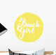 Preach Girl Wall Decal