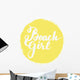 Preach Girl Wall Decal